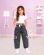Black Denim Cargo Jeans