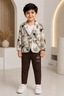 Printed Blazer & Trouser Set