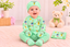 Baby Unisex Giraffe Print 8 Piece Gift Set