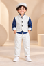 Waistcoat Set with Shirt, Trousers & Cap
