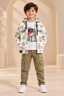 Hoodie with Cargo Trouser Set