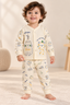 Baby Cat Print Full-Sleeve Top & Pyjama Set