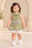 Denim Dress with Bloomer