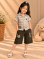 Girls Top Capri Set