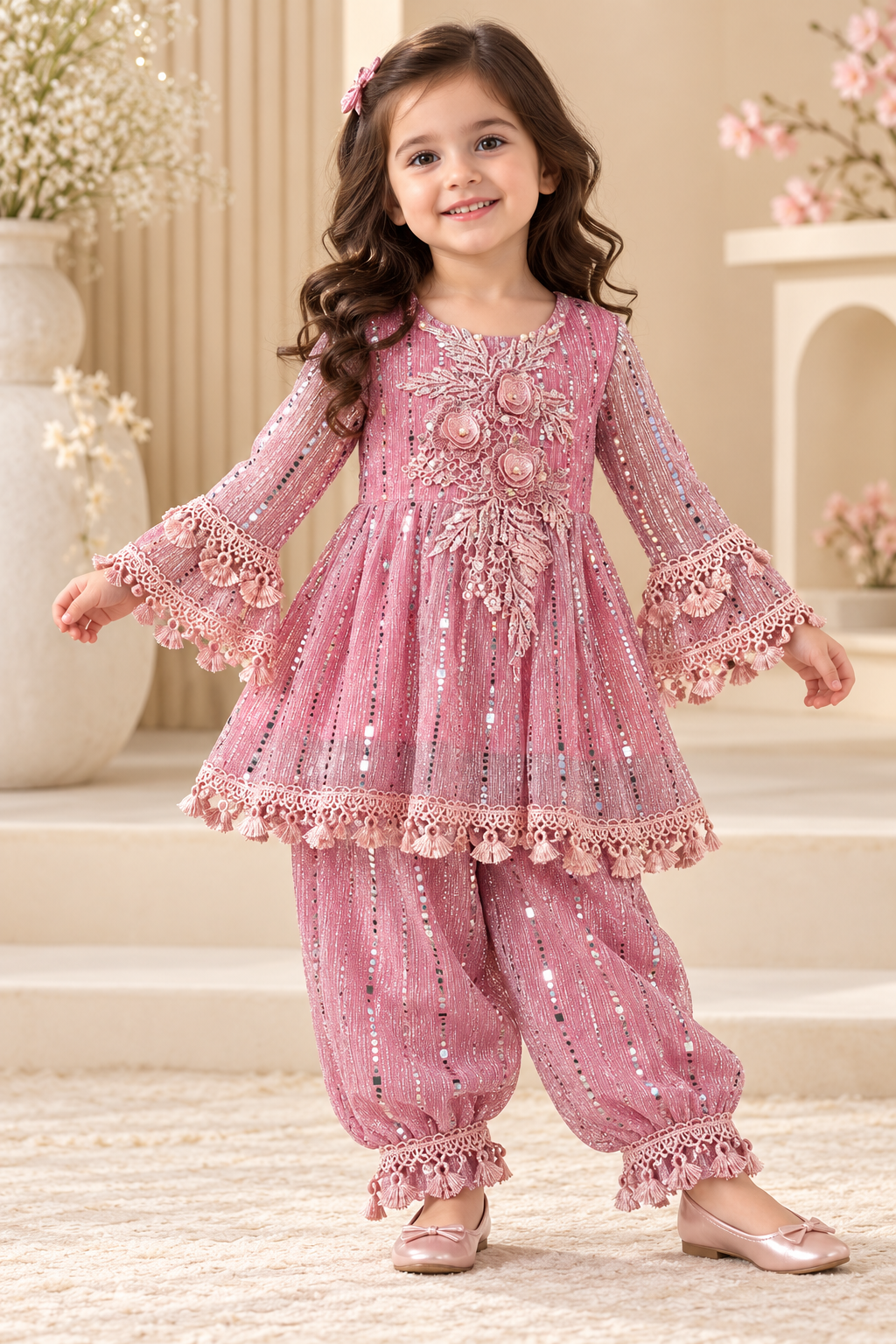 Kurti Afghani Set