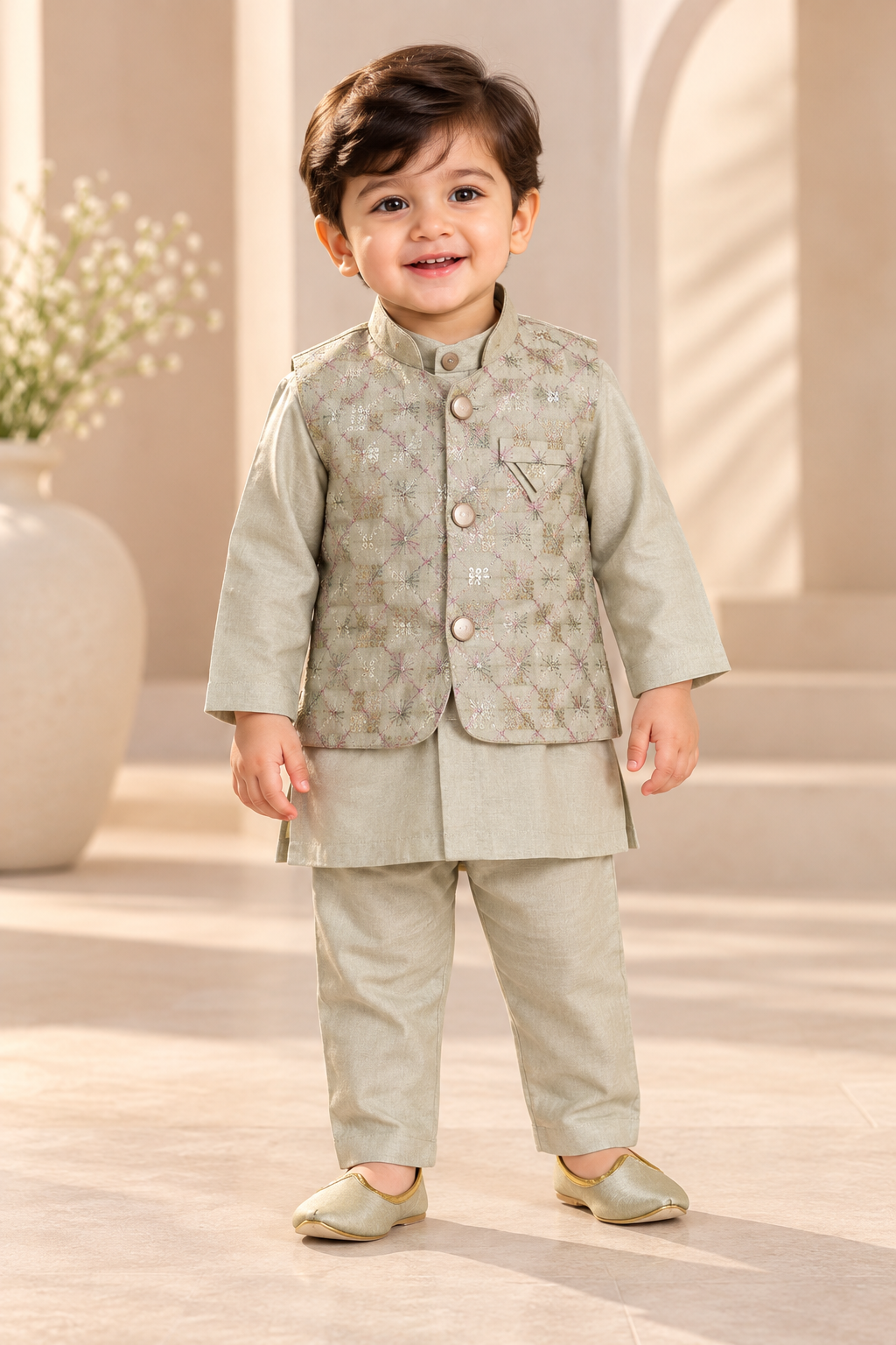 Kurta & Jacket Set