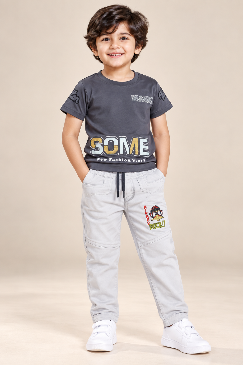 T-Shirt & Denim Pant Set