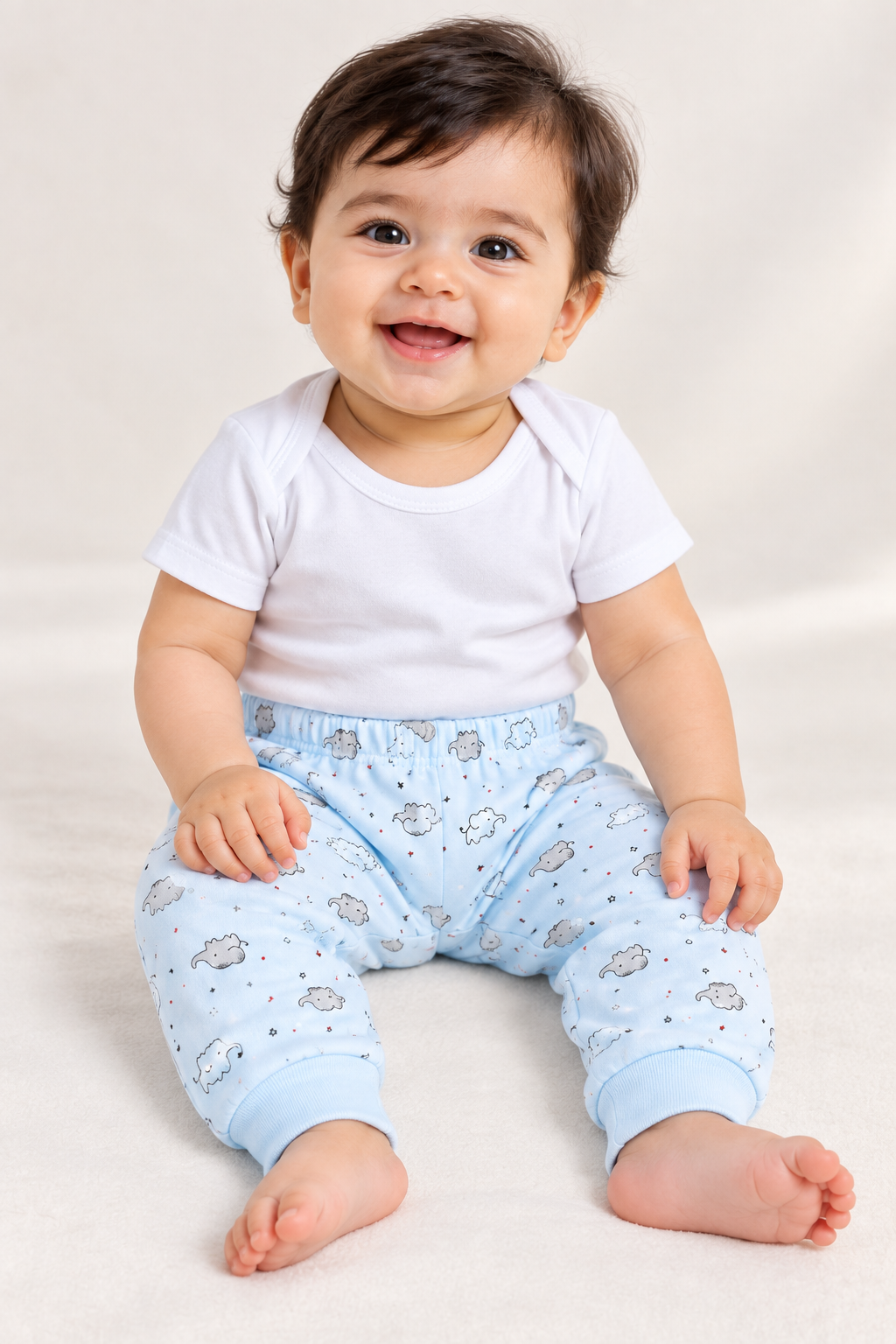 Blue Printed Pajama Pant