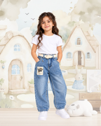 Wide-Leg Denim Jeans
