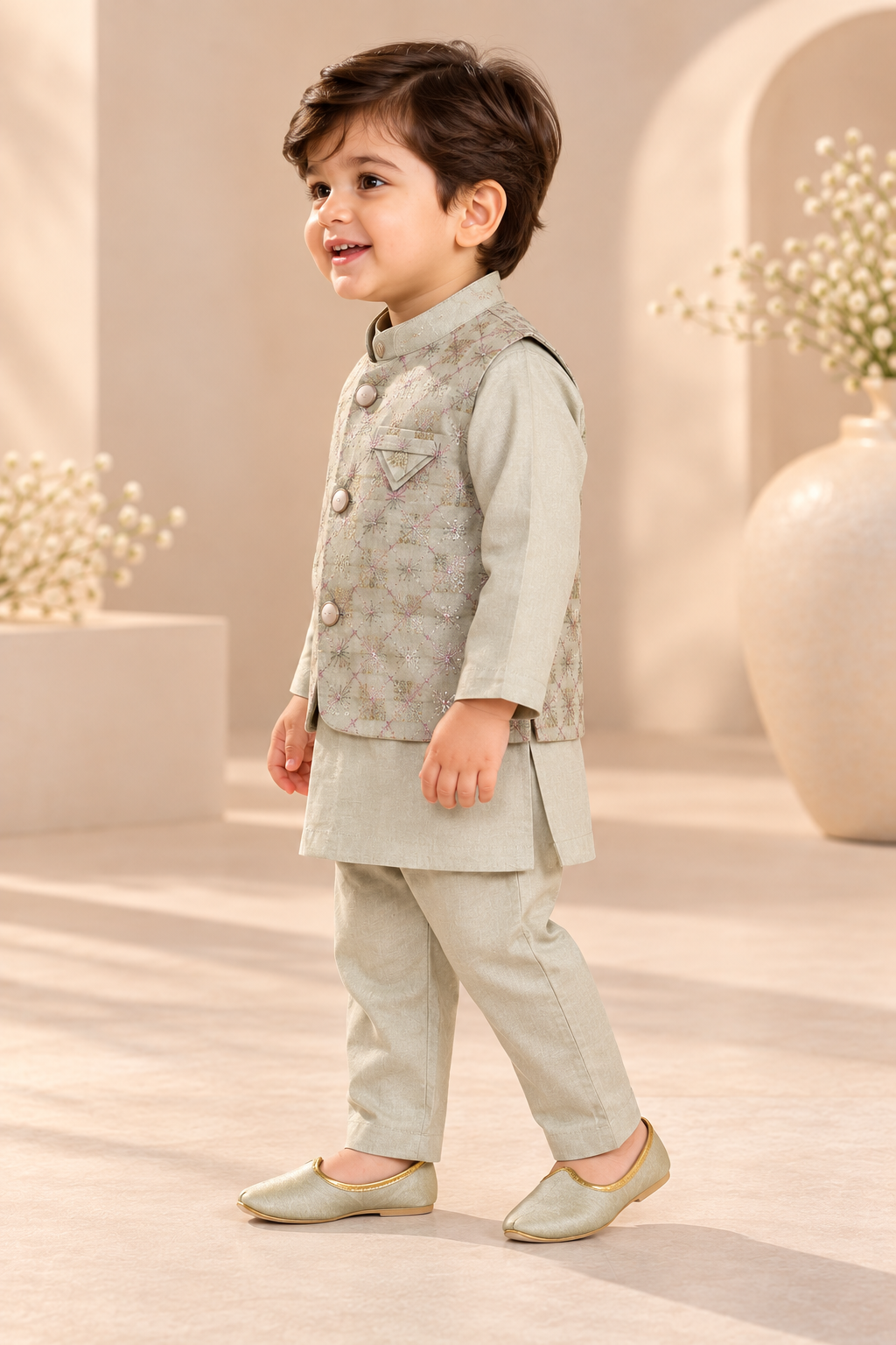 Kurta & Jacket Set