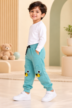 Cat Print Jogger Pants