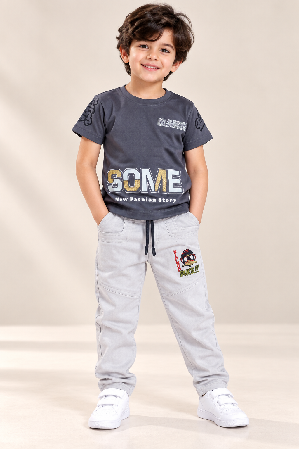 T-Shirt & Denim Pant Set