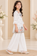 Embroidered Sharara Set