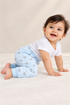 Blue Printed Pajama Pant