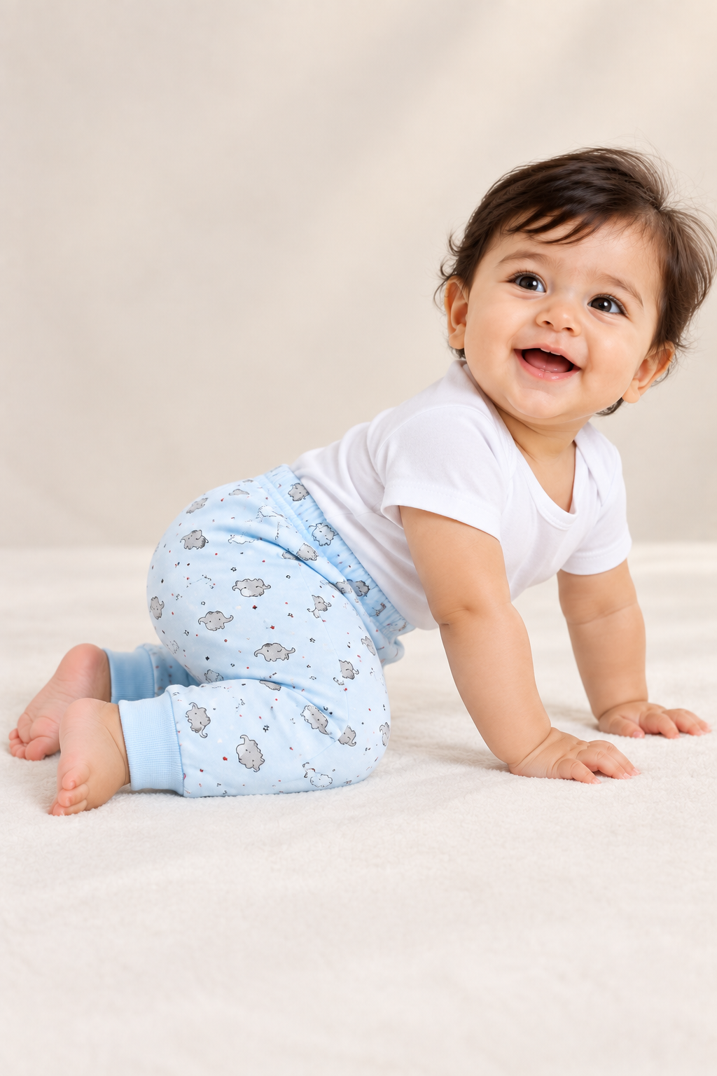 Blue Printed Pajama Pant