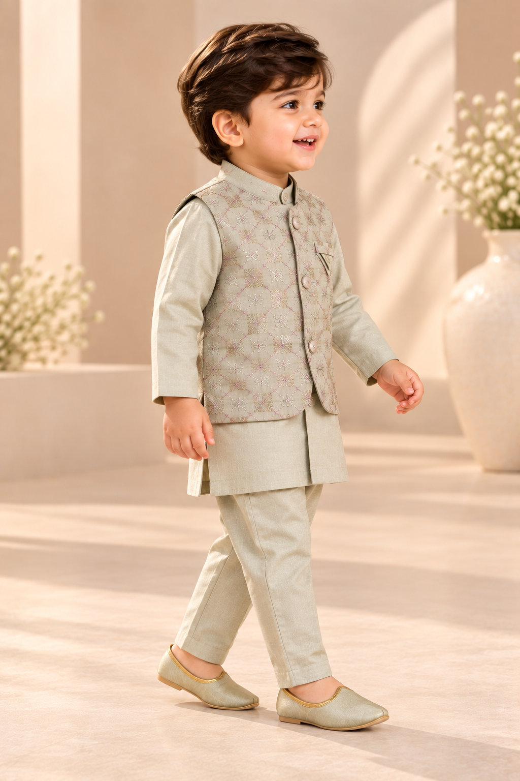 Kurta & Jacket Set