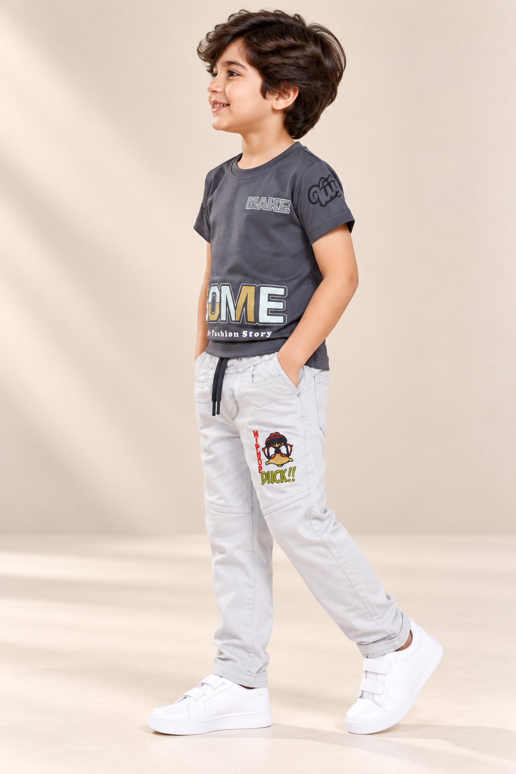 T-Shirt & Denim Pant Set
