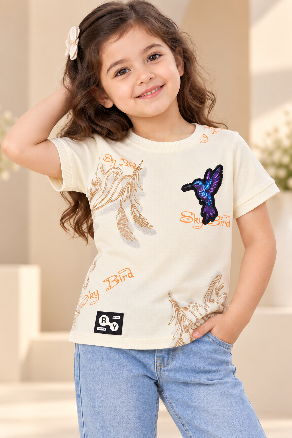Printed Graphic Top