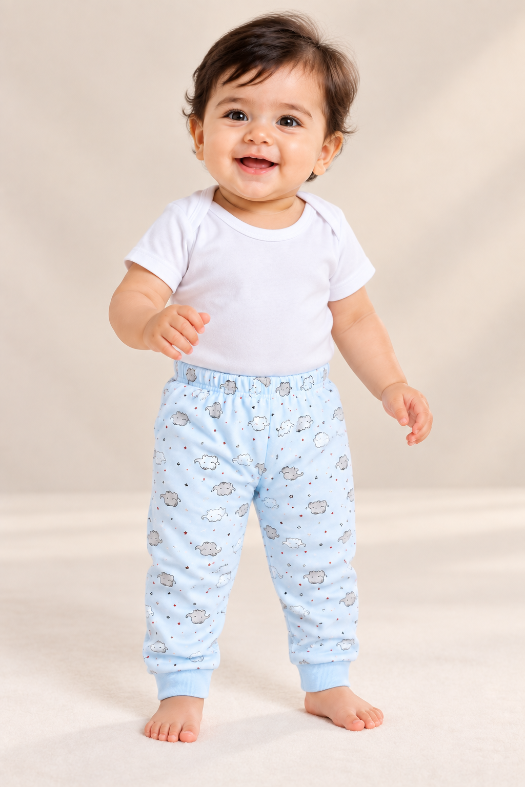 Blue Printed Pajama Pant