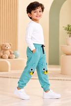Cat Print Jogger Pants