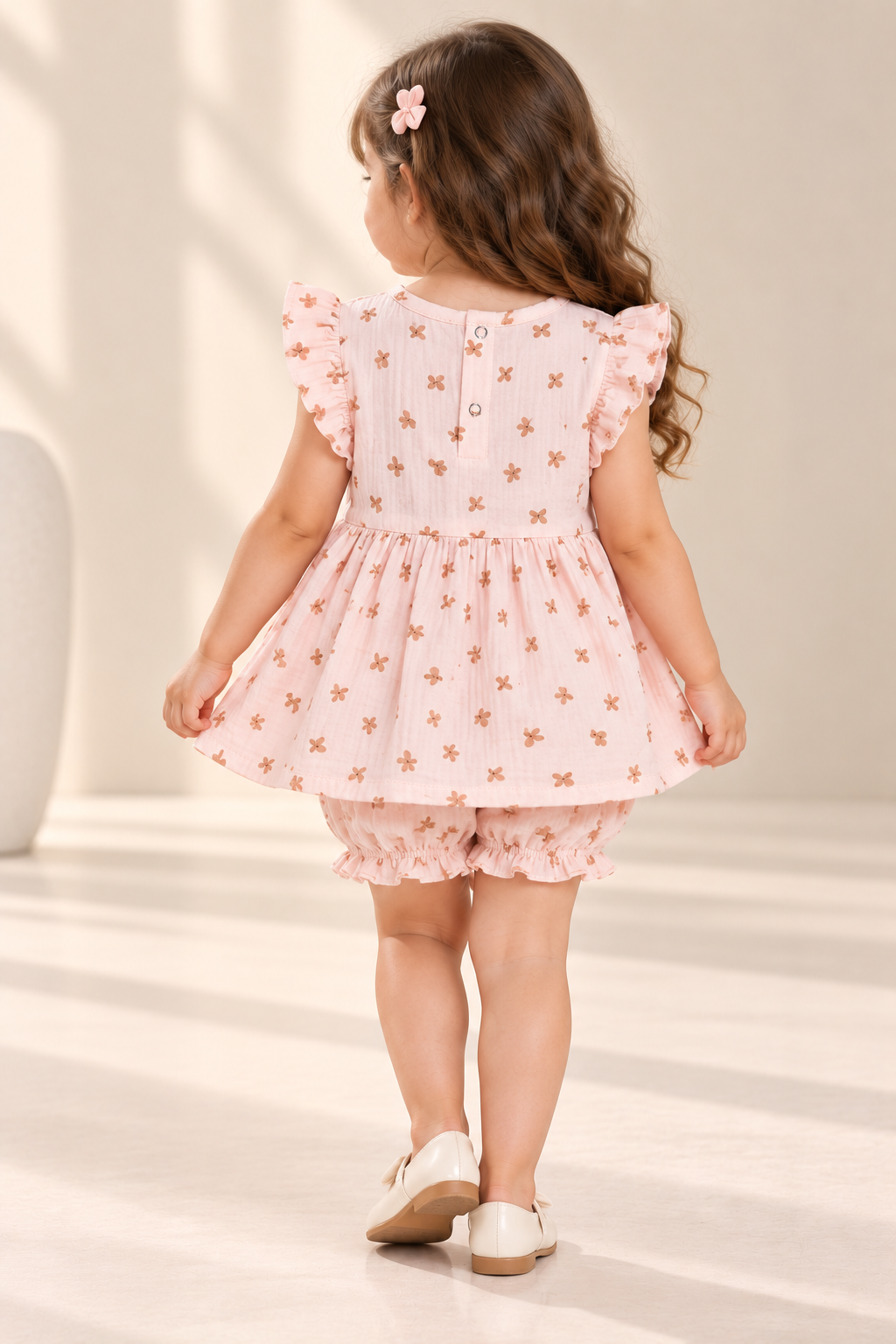 Printed Frock & Bloomer Set