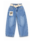 Wide-Leg Denim Jeans
