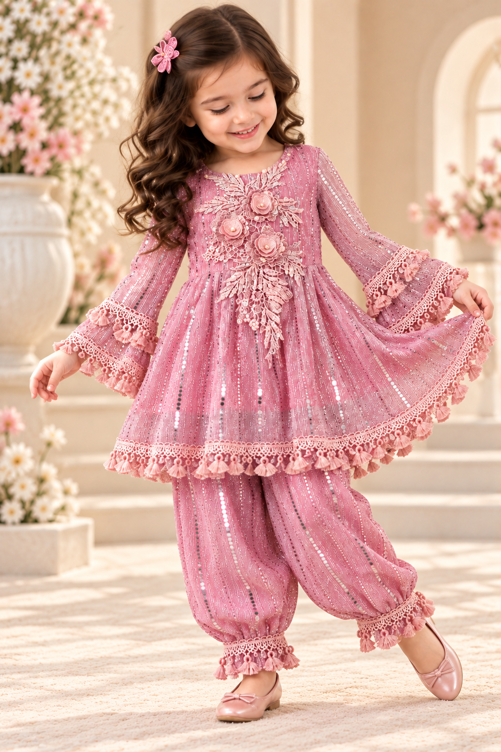 Kurti Afghani Set