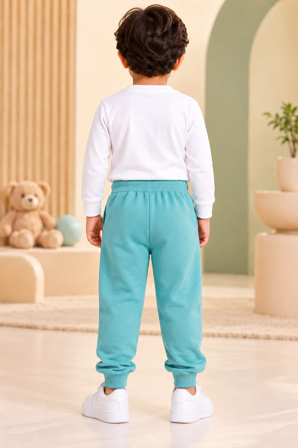 Cat Print Jogger Pants