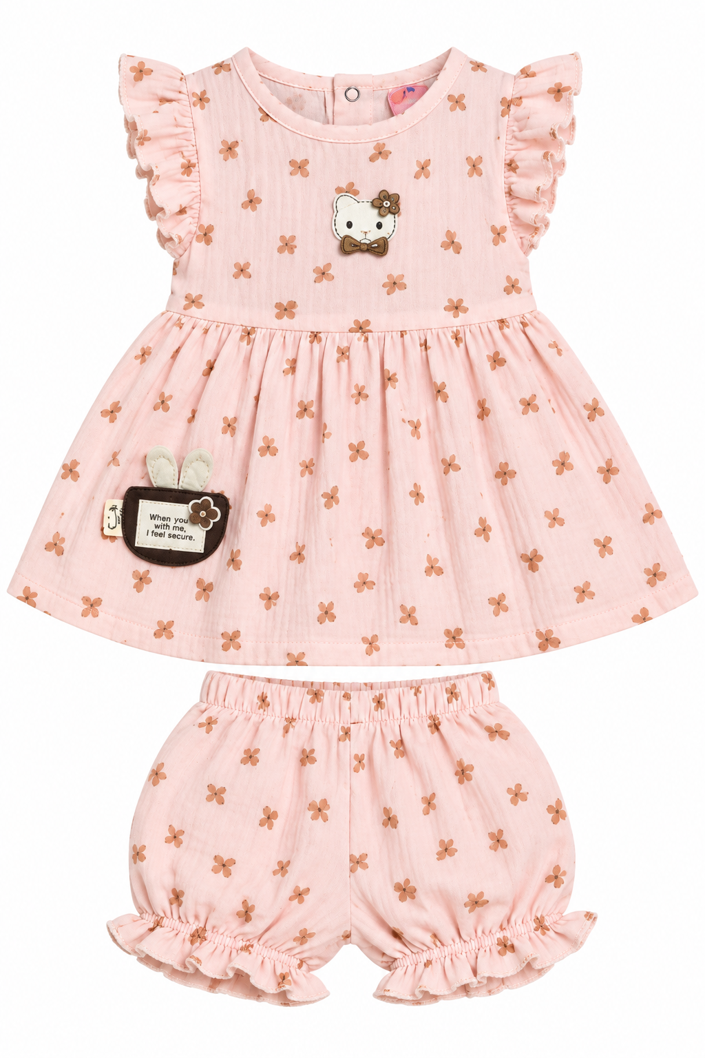 Printed Frock & Bloomer Set