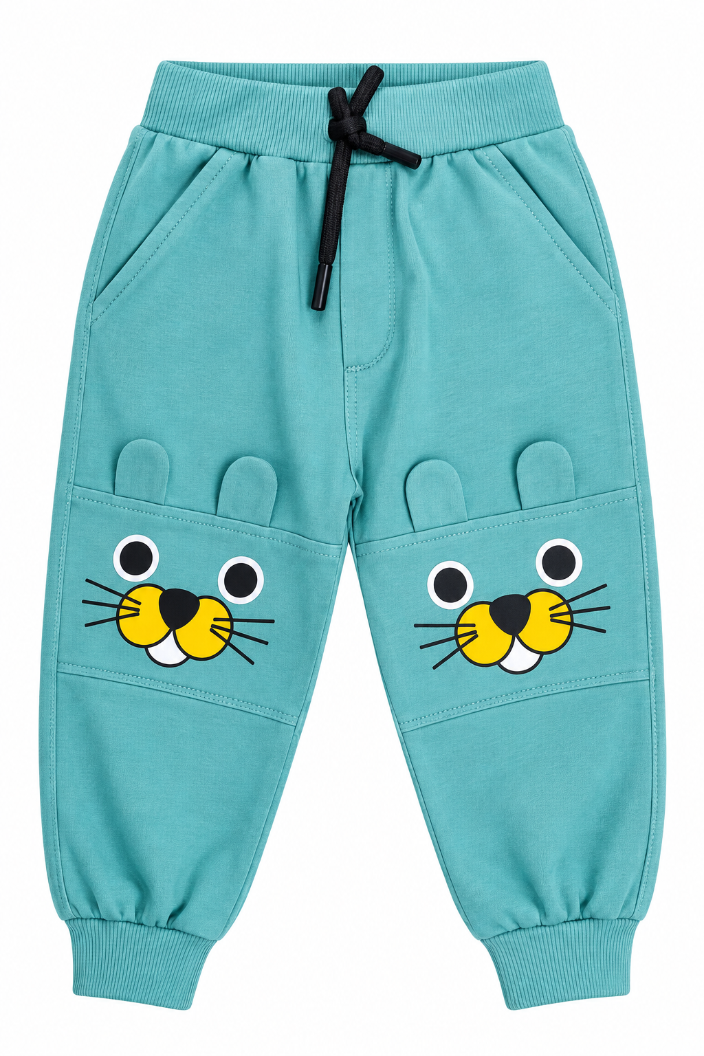 Cat Print Jogger Pants