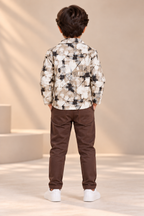 Blazer Set with T-Shirt & Pant