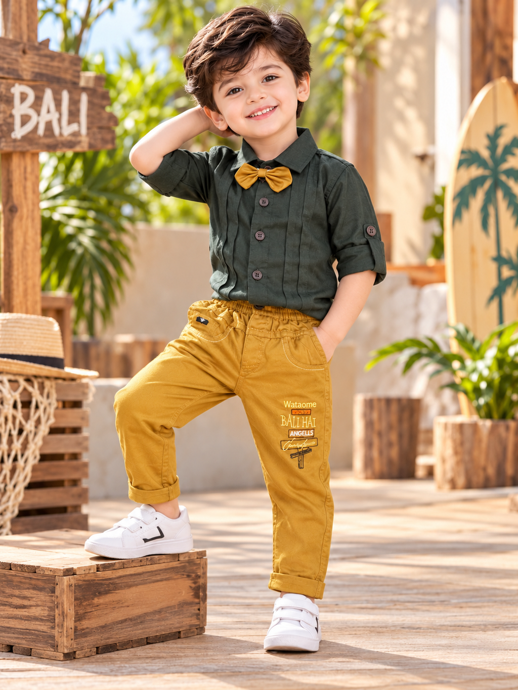 Shirt, Waistcoat & Trouser Set