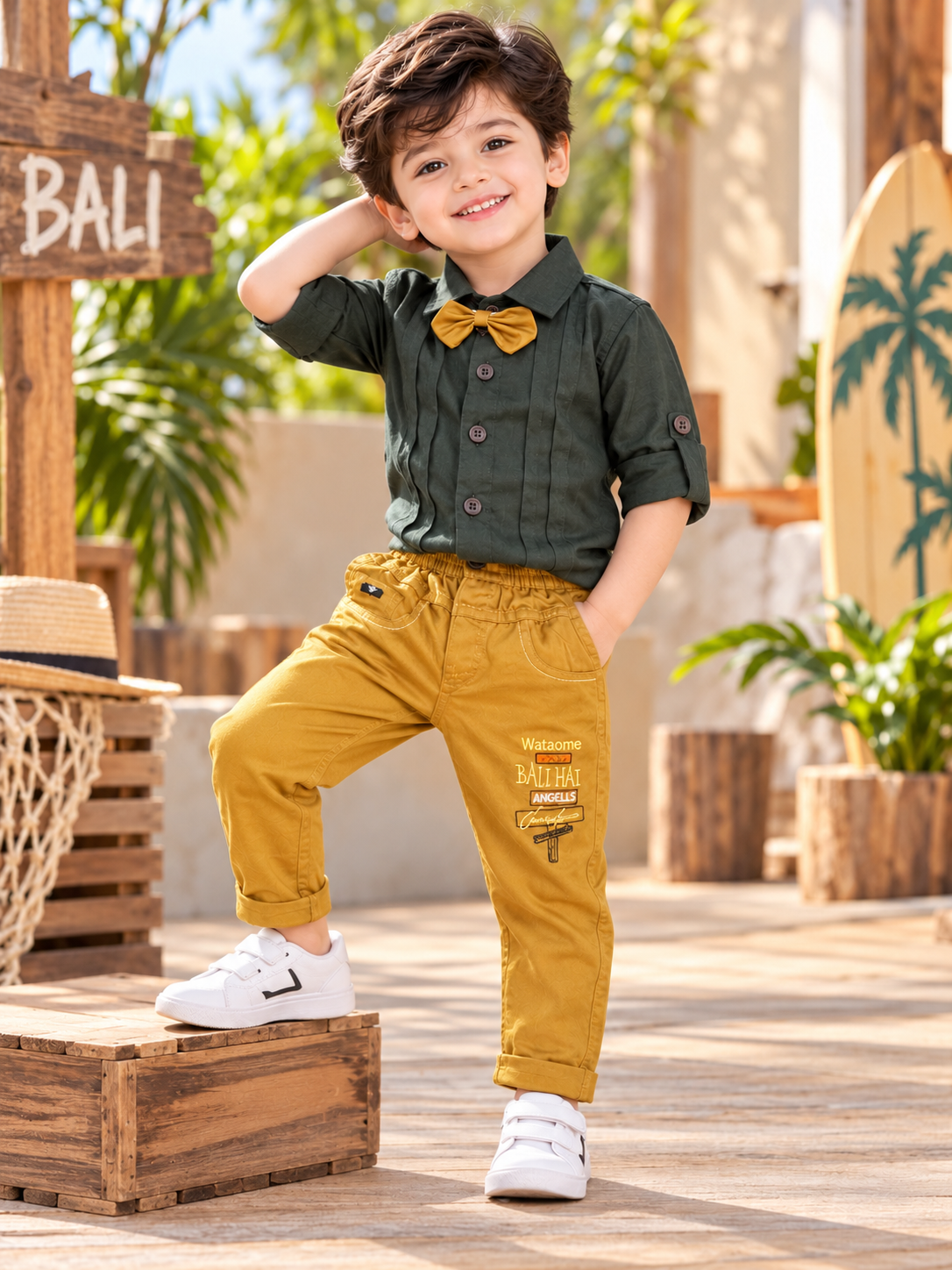 Shirt, Waistcoat & Trouser Set