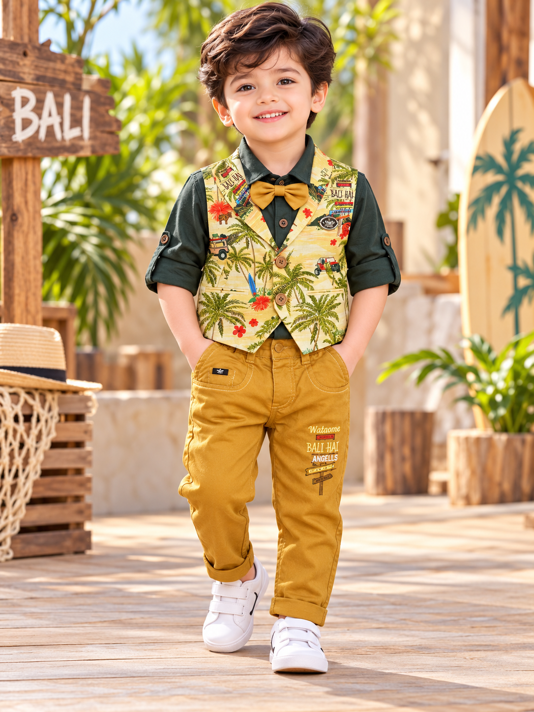 Shirt, Waistcoat & Trouser Set