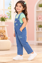 Girls’ Dungaree Set