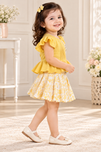 Top with Skirt Set