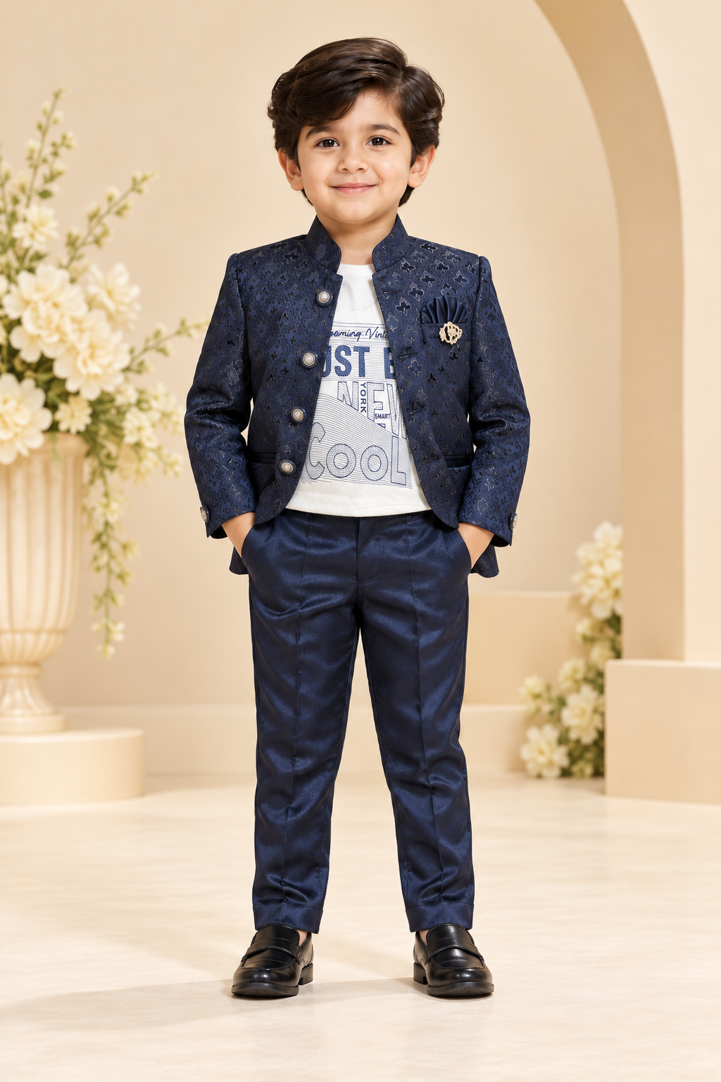 Waistcoat Set with Shirt & Trouser