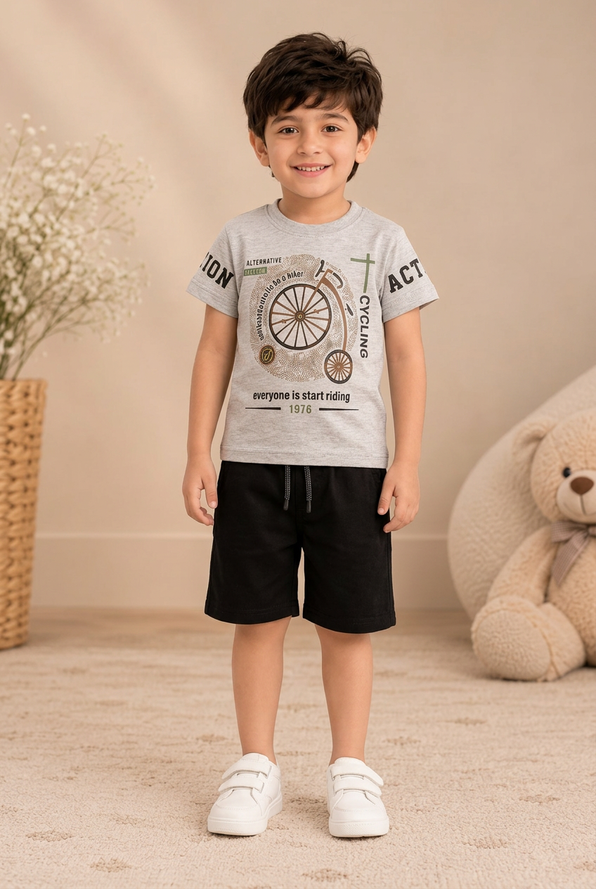 Half T-shirt & Pant Set