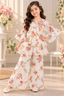 Floral Printed Top and Palazzo Set