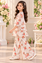 Floral Printed Top and Palazzo Set