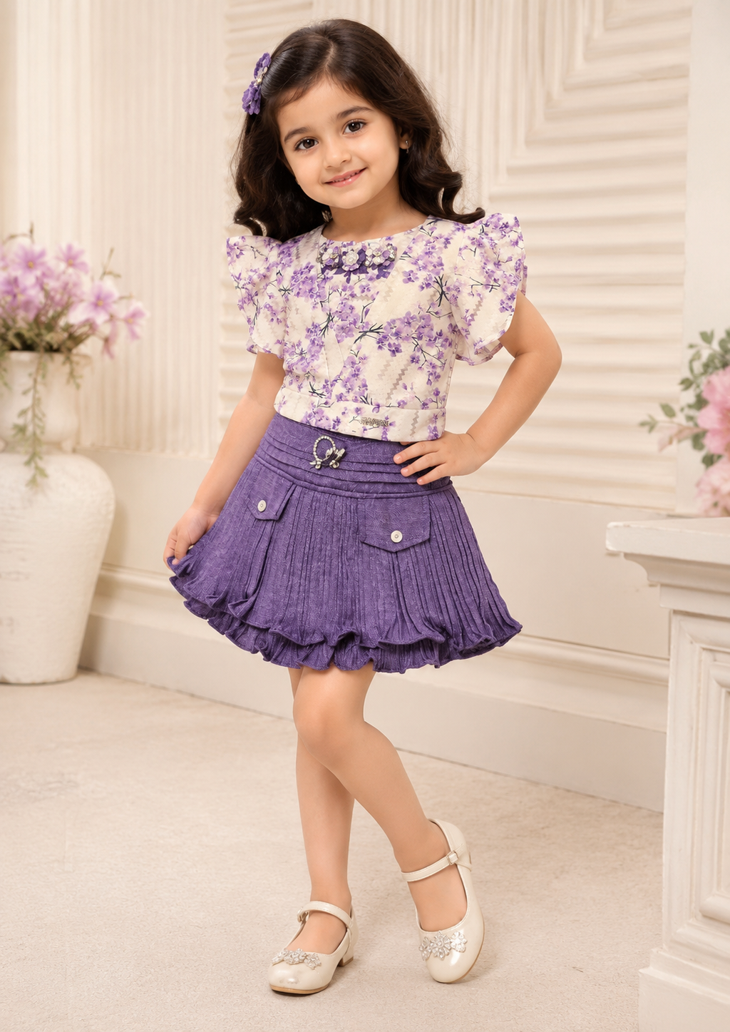 Top Skirt Set