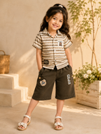 Girls Top Capri Set