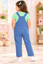Girls’ Dungaree Set