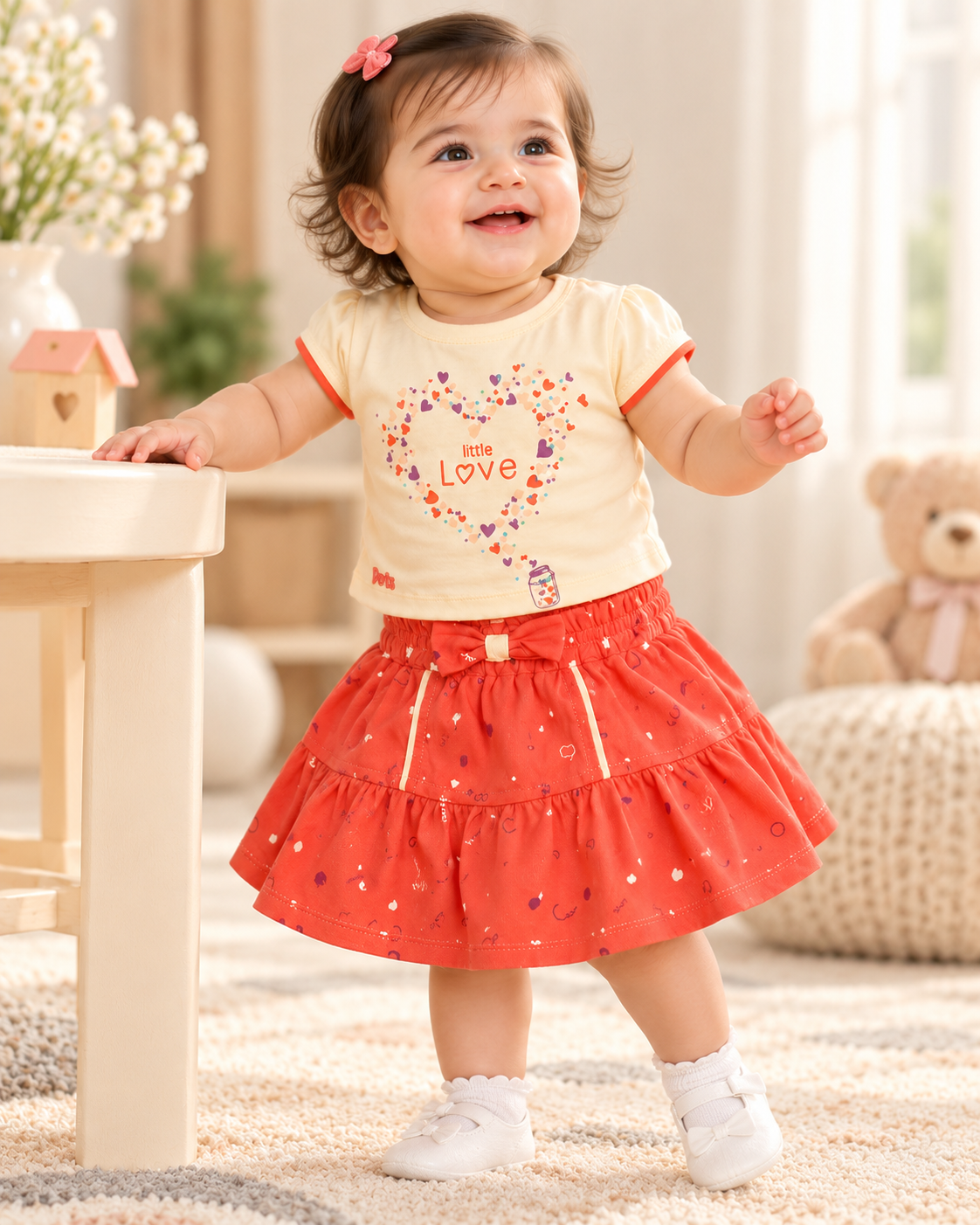 Top & Skirt Set