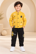 Shirt Jacket Set with Trouser
