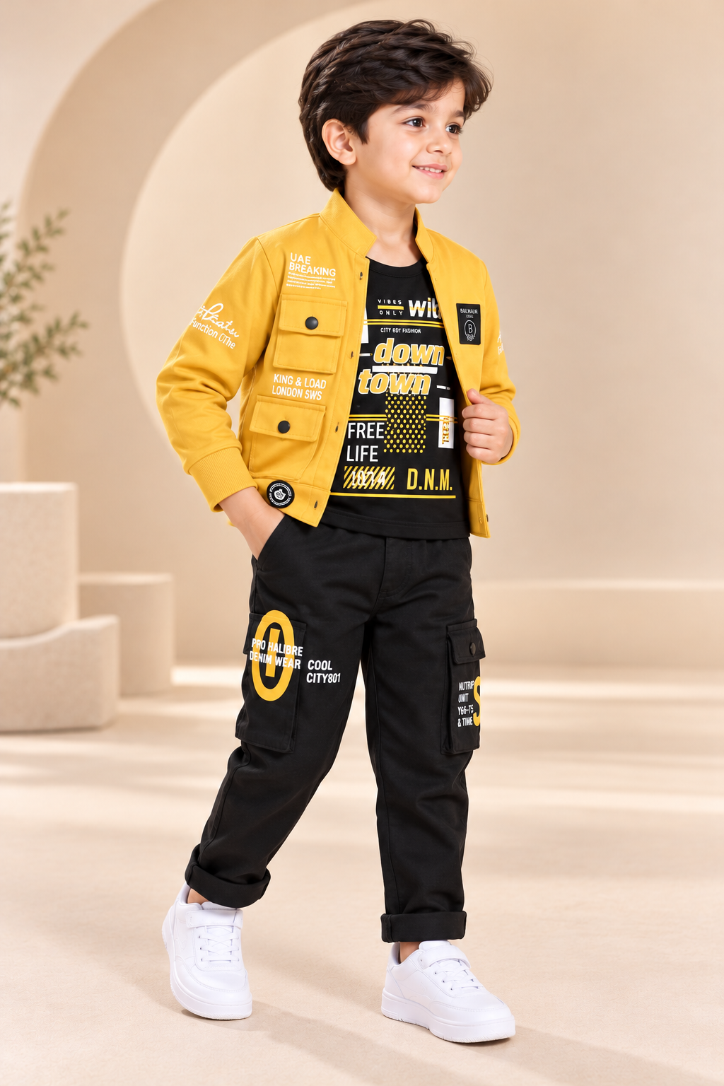 Shirt Jacket Set with Trouser