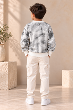 Sweatshirt Grey Printed