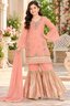 Embroidered Kurta & Garara Set