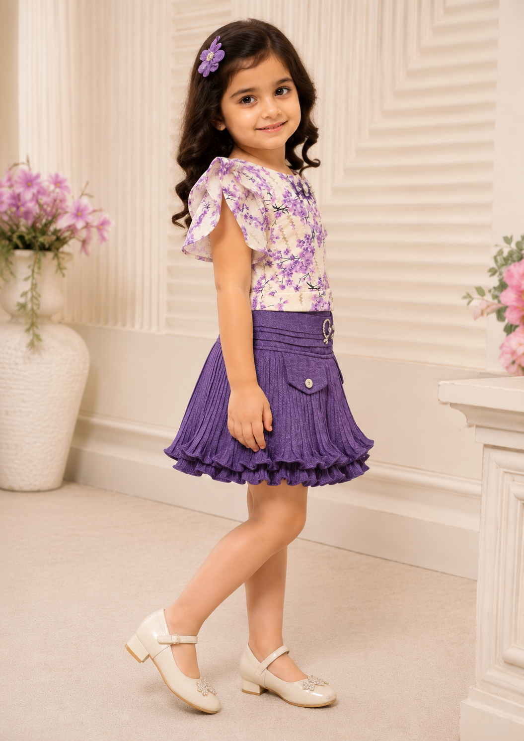 Top Skirt Set
