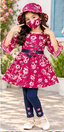 Girls’ Floral Tunic Set